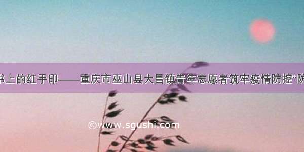请战书上的红手印——重庆市巫山县大昌镇青年志愿者筑牢疫情防控“防火墙”