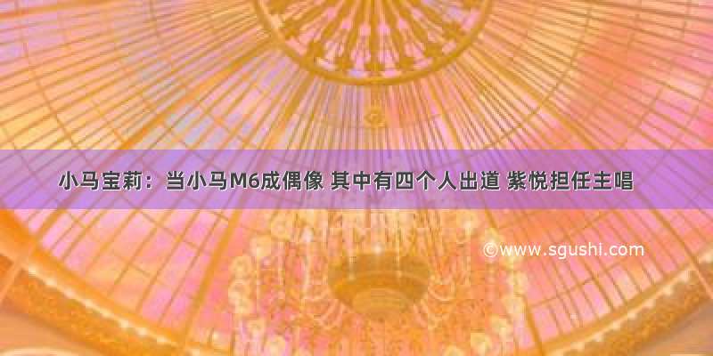 小马宝莉：当小马M6成偶像 其中有四个人出道 紫悦担任主唱