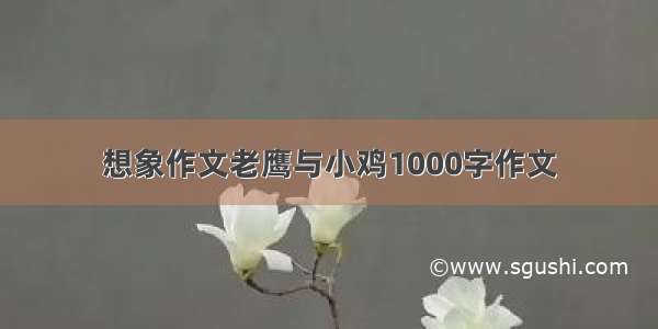 想象作文老鹰与小鸡1000字作文