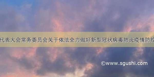 福建省人民代表大会常务委员会关于依法全力做好新型冠状病毒肺炎疫情防控工作的决定