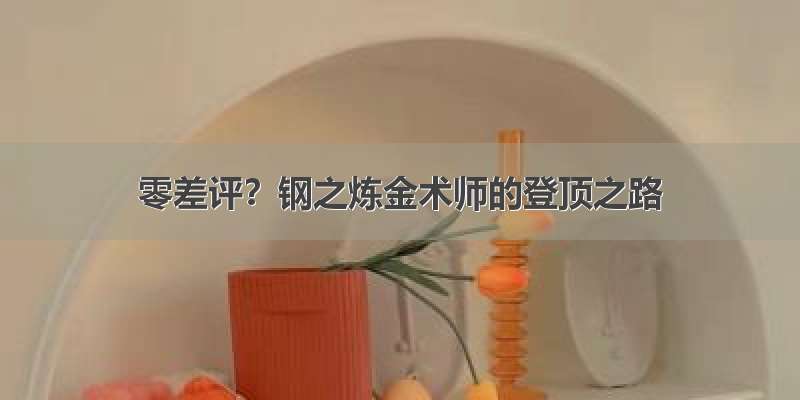 零差评？钢之炼金术师的登顶之路