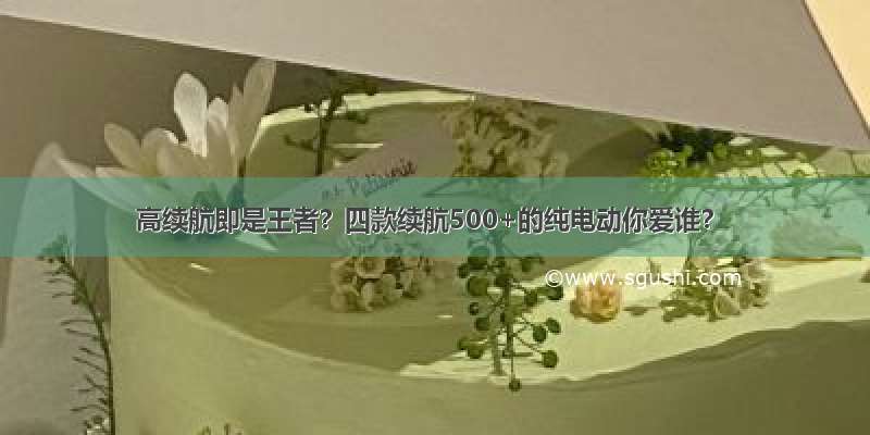 高续航即是王者？四款续航500+的纯电动你爱谁？