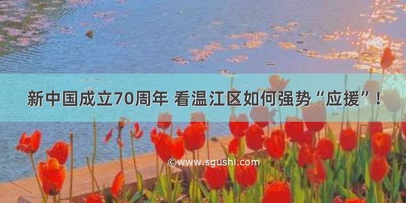 新中国成立70周年 看温江区如何强势“应援”！