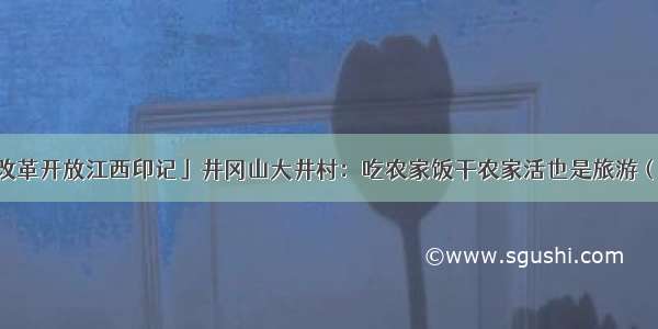 「改革开放江西印记」井冈山大井村：吃农家饭干农家活也是旅游（图）