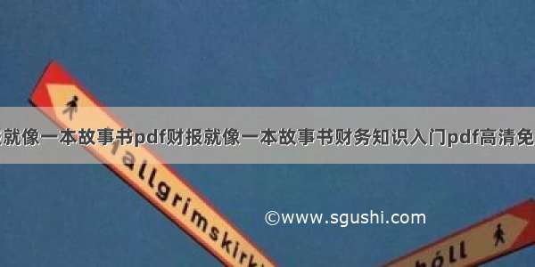 财报就像一本故事书pdf财报就像一本故事书财务知识入门pdf高清免费版