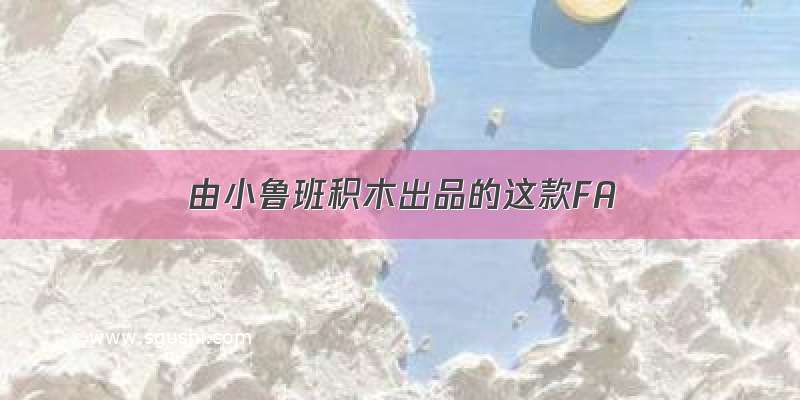 由小鲁班积木出品的这款FA