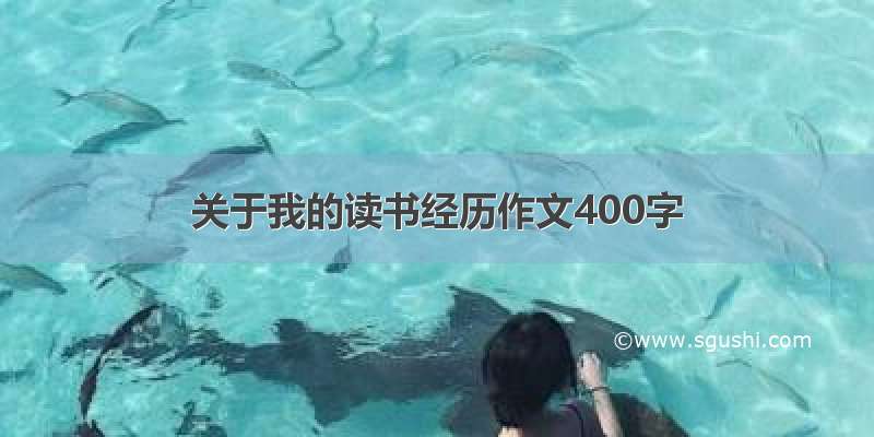 关于我的读书经历作文400字