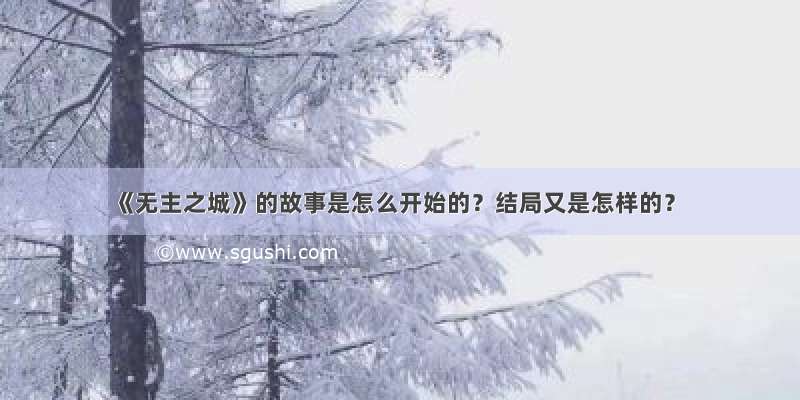 《无主之城》的故事是怎么开始的？结局又是怎样的？