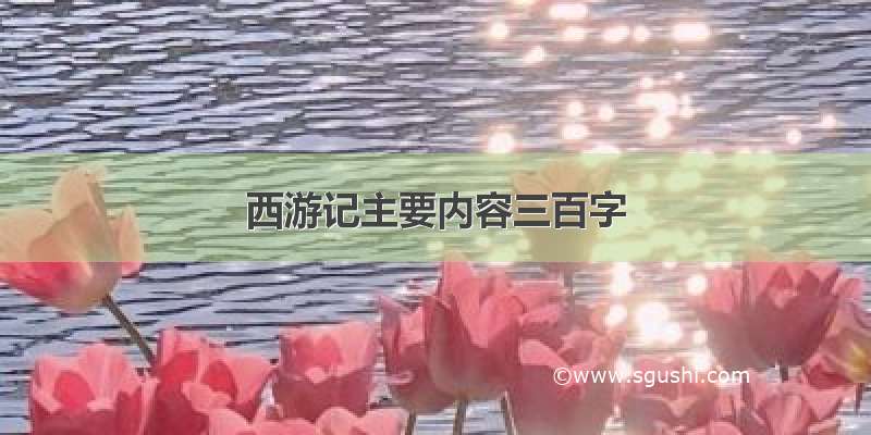 西游记主要内容三百字