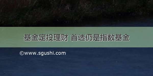 基金定投理财 首选仍是指数基金