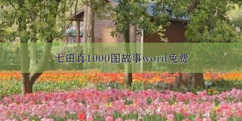 七田真1000图故事word免费