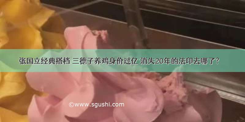 张国立经典搭档 三德子养鸡身价过亿 消失20年的法印去哪了？