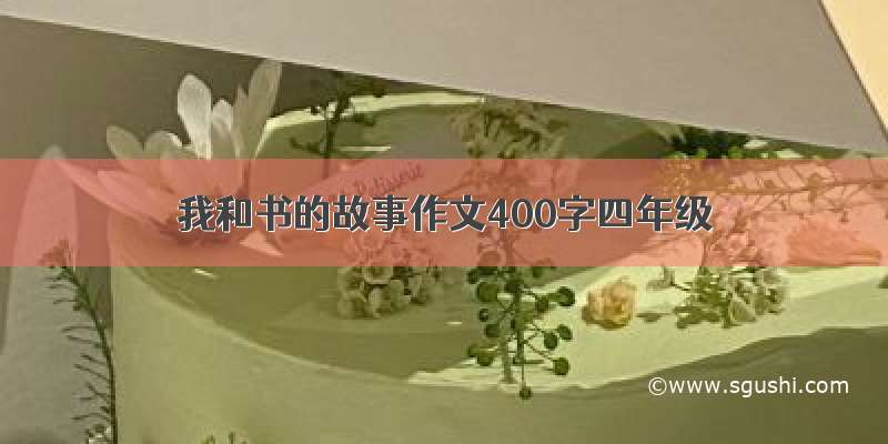 我和书的故事作文400字四年级