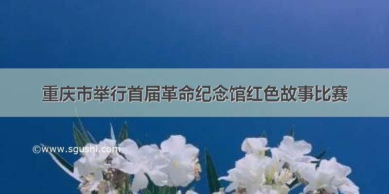 重庆市举行首届革命纪念馆红色故事比赛