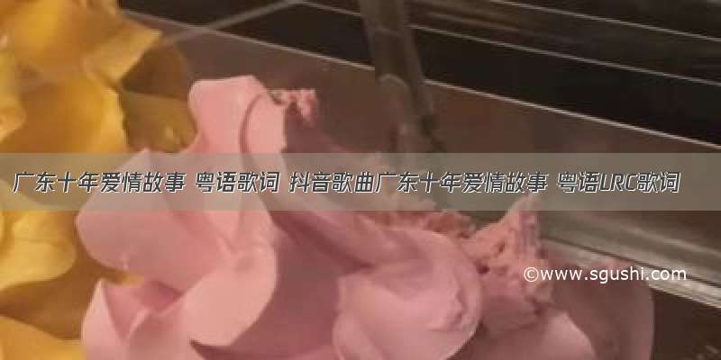 广东十年爱情故事 粤语歌词 抖音歌曲广东十年爱情故事 粤语LRC歌词