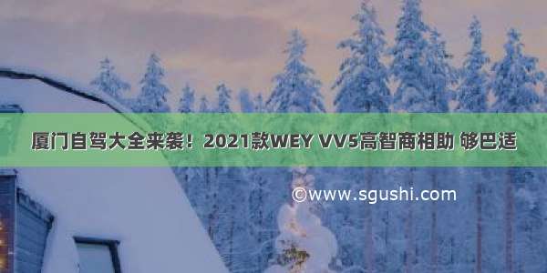 厦门自驾大全来袭！2021款WEY VV5高智商相助 够巴适