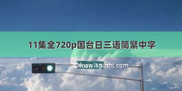 11集全720p国台日三语简繁中字