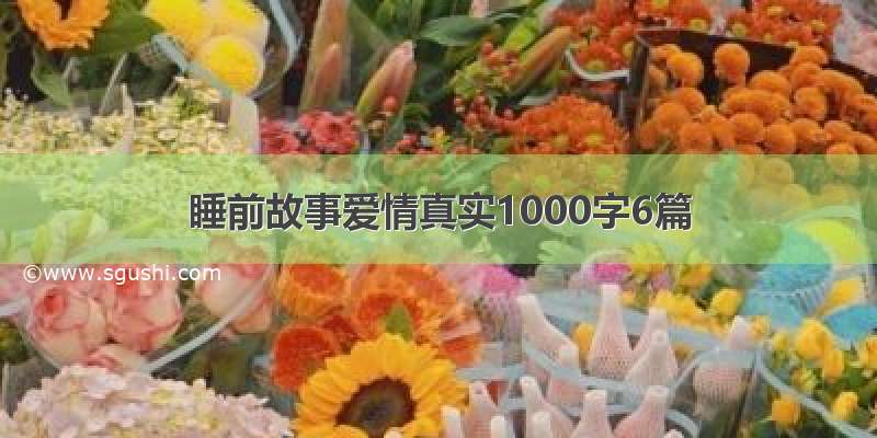 睡前故事爱情真实1000字6篇