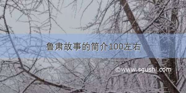 鲁肃故事的简介100左右