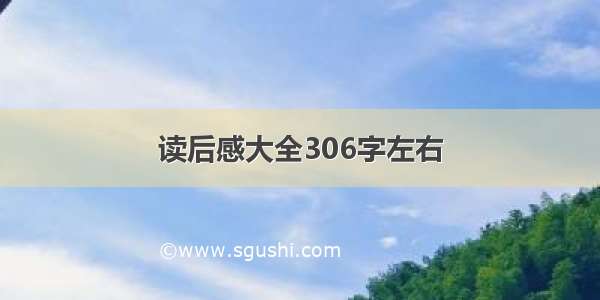 读后感大全306字左右