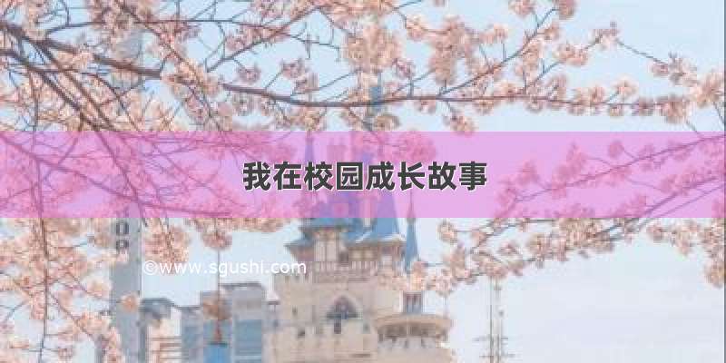 我在校园成长故事