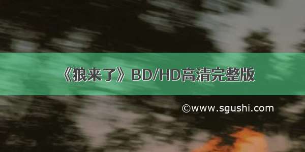 《狼来了》BD/HD高清完整版