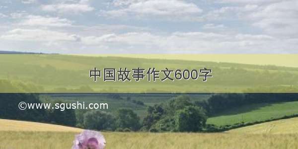 中国故事作文600字