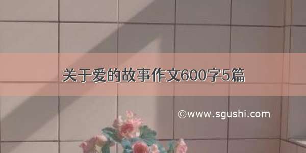 关于爱的故事作文600字5篇