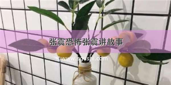 张震恐怖张震讲故事