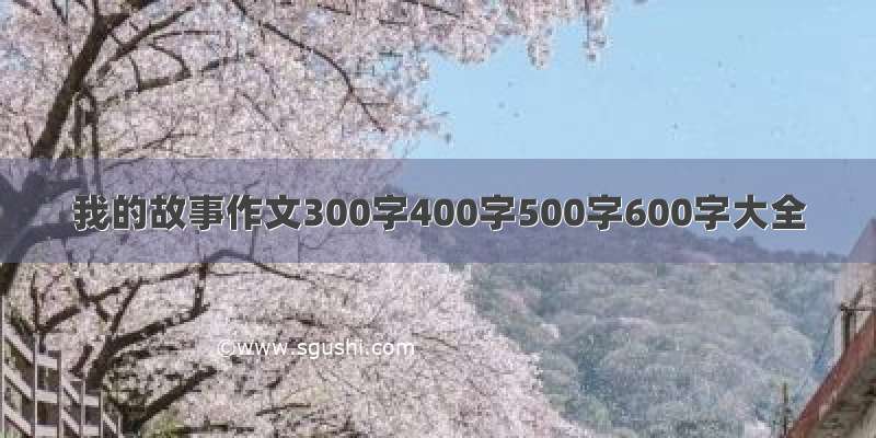 我的故事作文300字400字500字600字大全