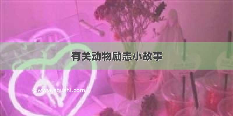 有关动物励志小故事