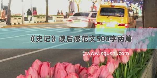 《史记》读后感范文500字两篇