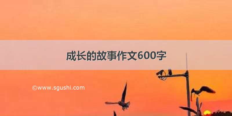 成长的故事作文600字