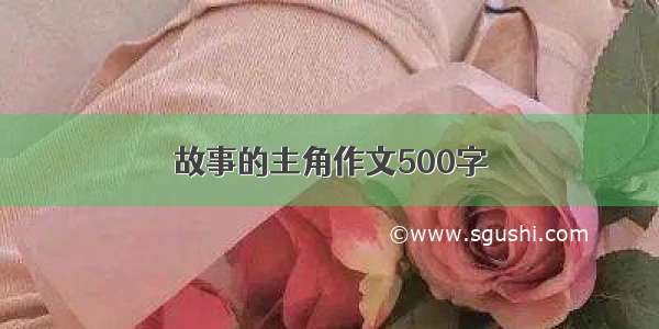 故事的主角作文500字