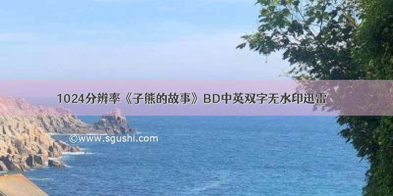 1024分辨率《子熊的故事》BD中英双字无水印迅雷