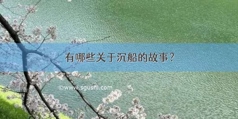 有哪些关于沉船的故事？