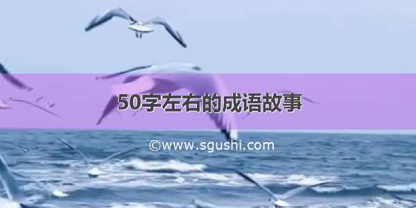 50字左右的成语故事