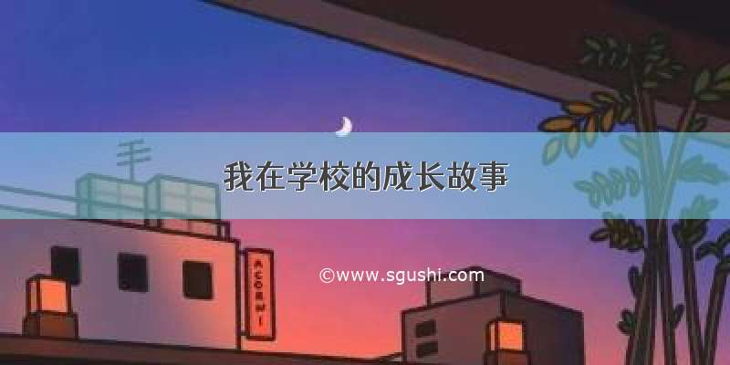 我在学校的成长故事