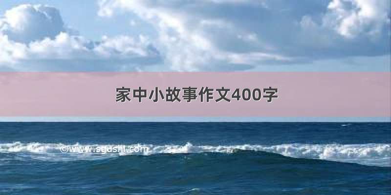 家中小故事作文400字