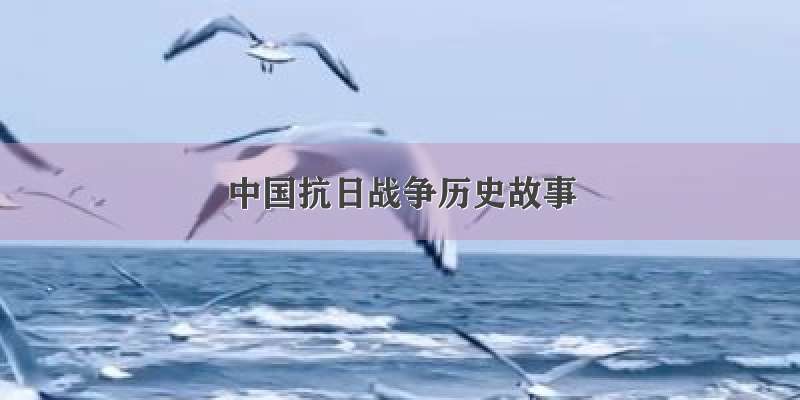 中国抗日战争历史故事