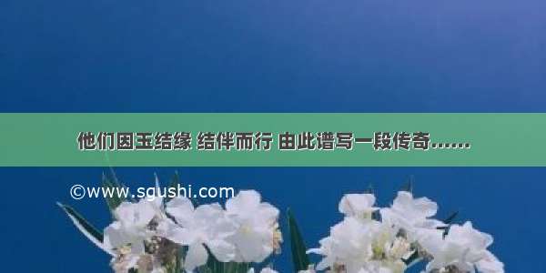 他们因玉结缘 结伴而行 由此谱写一段传奇……