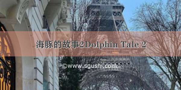 海豚的故事2Dolphin Tale 2