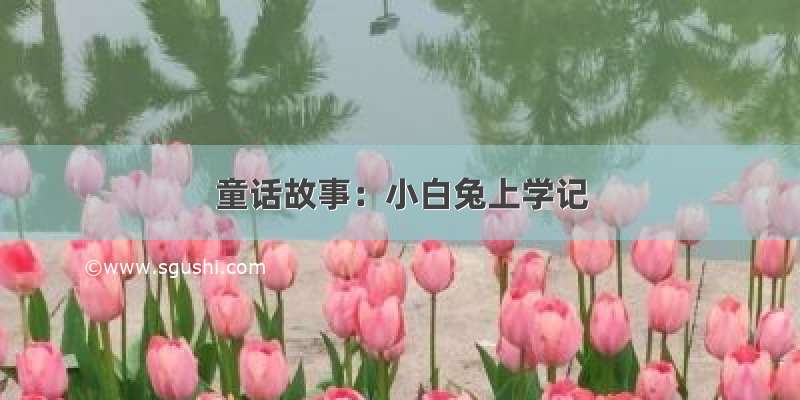 童话故事：小白兔上学记