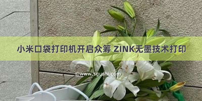 小米口袋打印机开启众筹 ZINK无墨技术打印