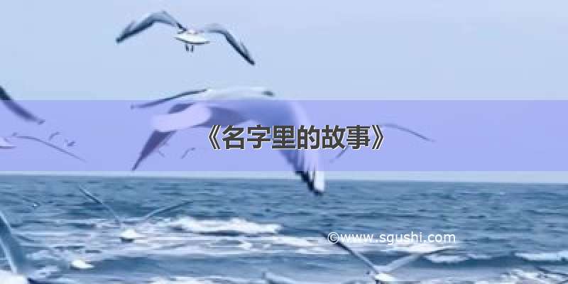 《名字里的故事》